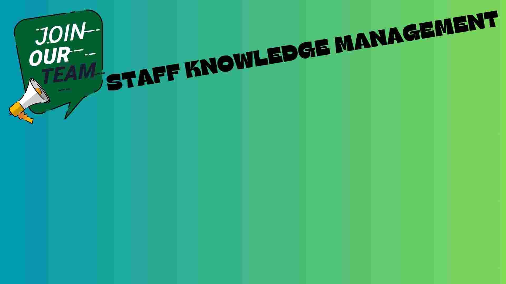 Lowongan Kerja – Staf Knowledge Management