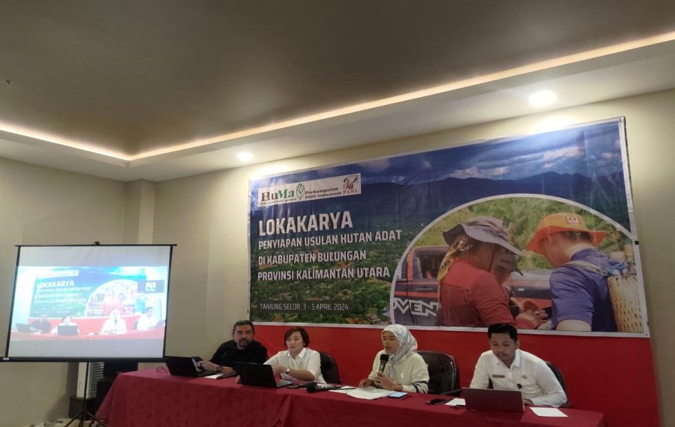 Lokakarya Penyiapan Usulan Hutan Adat di Kabupaten Bulungan Provinsi Kalimantan Utara
